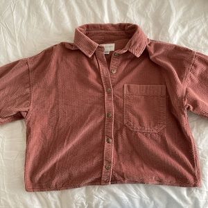 AE corduroy oversized shirt